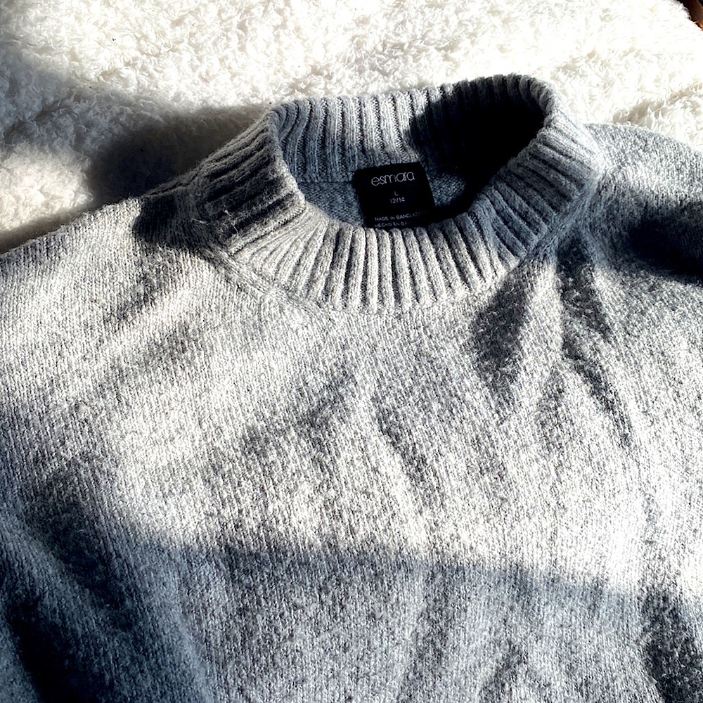 Esmara by Heidi Klum Grey Fuzzy Sweater